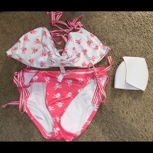 VS PINK skull swimsuit size L